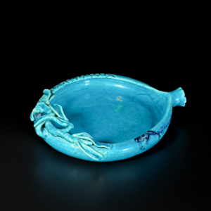 Rince-pinceaux turquoise en forme de grenade
